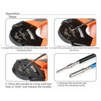 IWD16 Connector Crimping Pliers for DELCHI Car Terminal Pins (Male/Female)