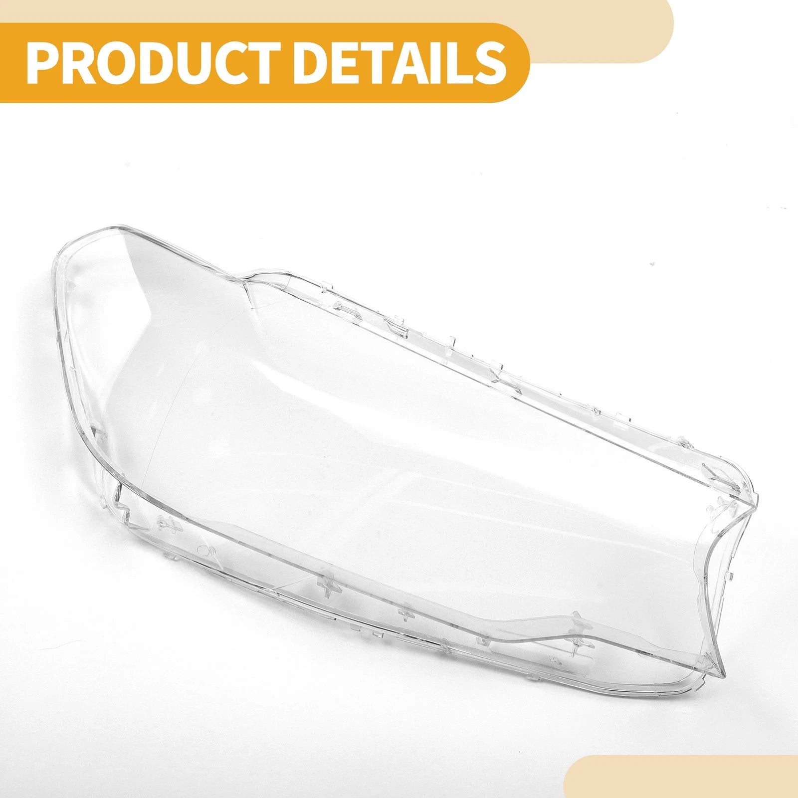 1 Pc Headlight Lens Cover for BMW 5 Series (2017–2018) No. 63117214962