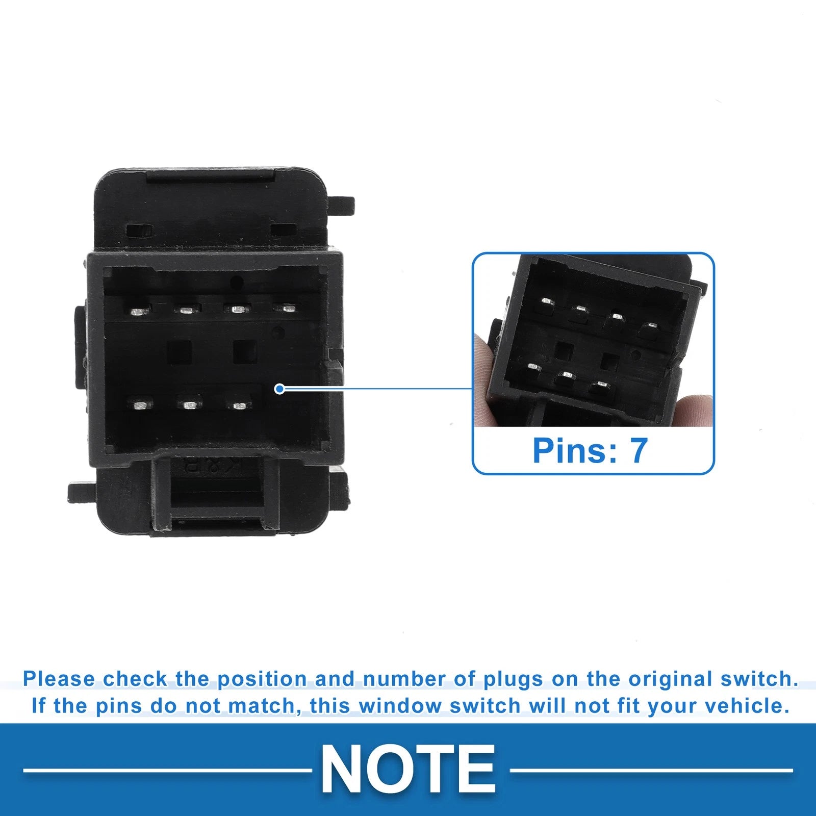 Power Window Switch Set of 2 for Buick Rendezvous (2002–2007) No. 5475734