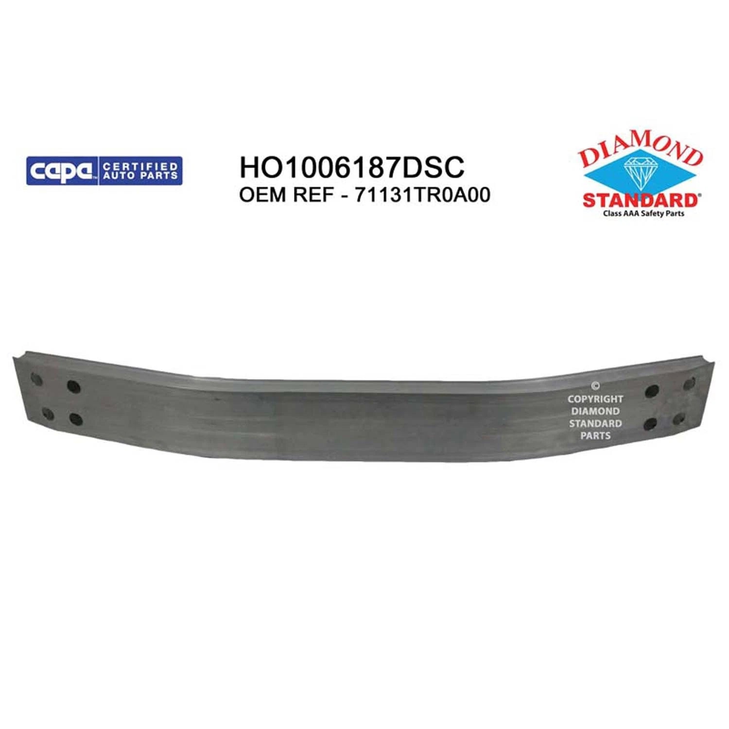 Replacement Aluminum Front Bumper Impact Bar for See compatibility Chart (—–—)