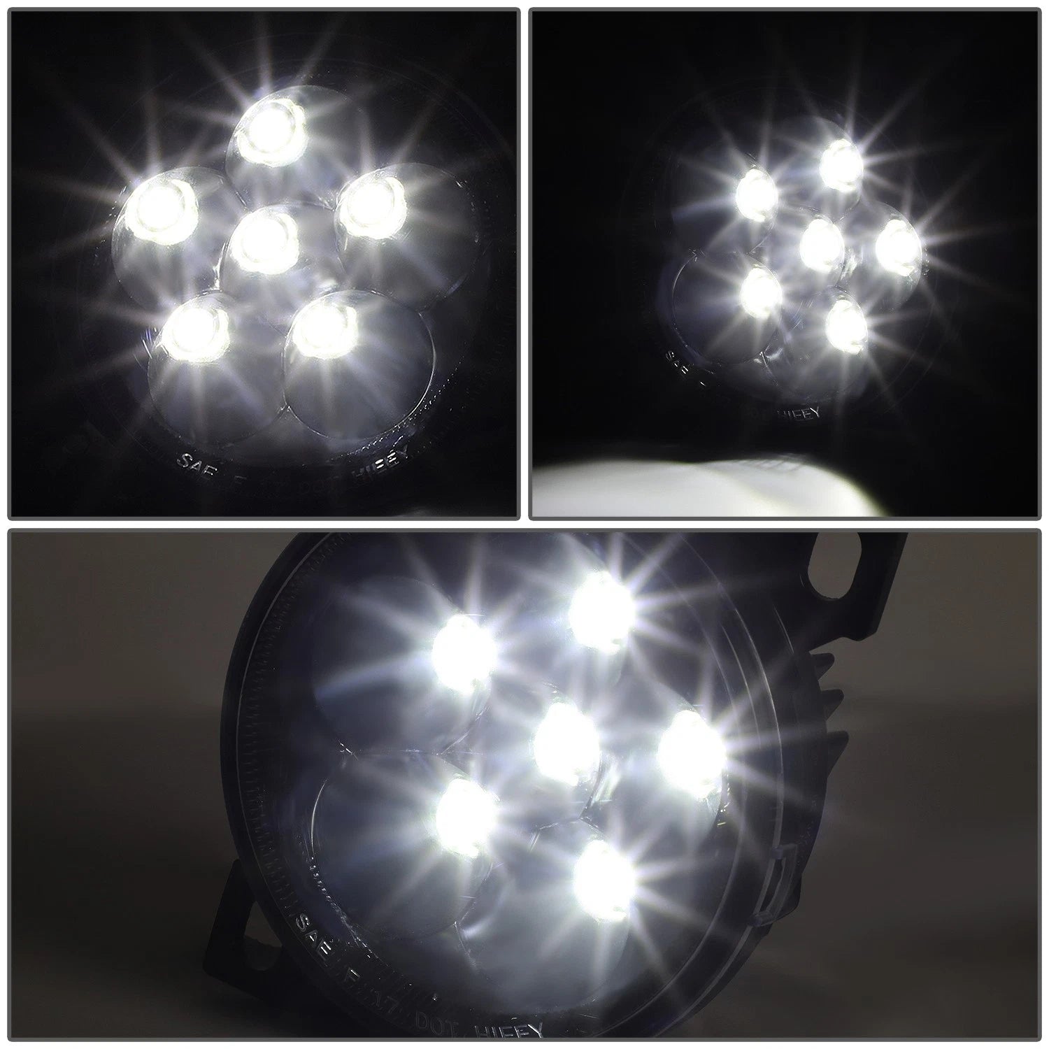 Set of 2 LED Fog Light Lamps for Peterbilt 579 587, Kenworth T660 (2011–2020)
