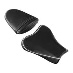 Black Rider Driver & Passenger Seat for Suzuki GSXR1000 (2005–2006)