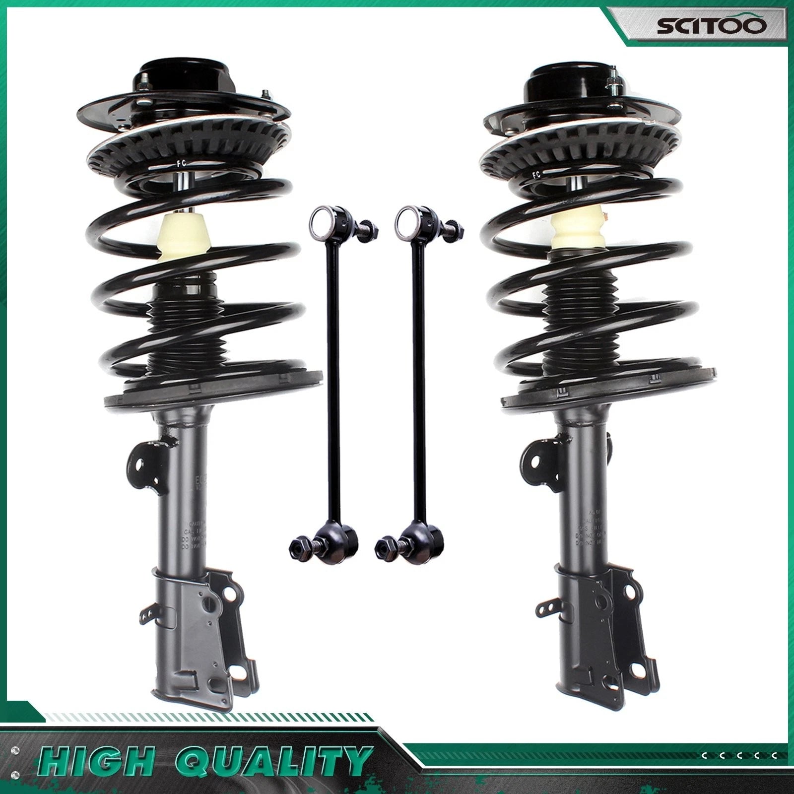 Front Complete Struts Spring Sway Bar Kit for Chrysler Voyager (2001–2003)