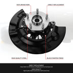 Front Passenger Right Loaded Wheel Bearing Hub Knuckle for Toyota Camry (2012–2017)