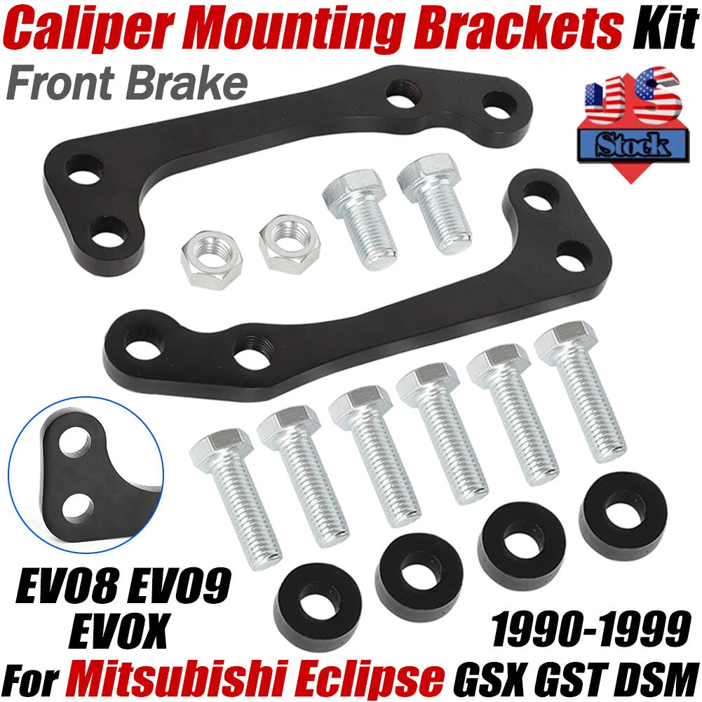 Disc Caliper Mounting Brackets for Mitsubishi Eclipse GSX GST DSM (1990–1999)