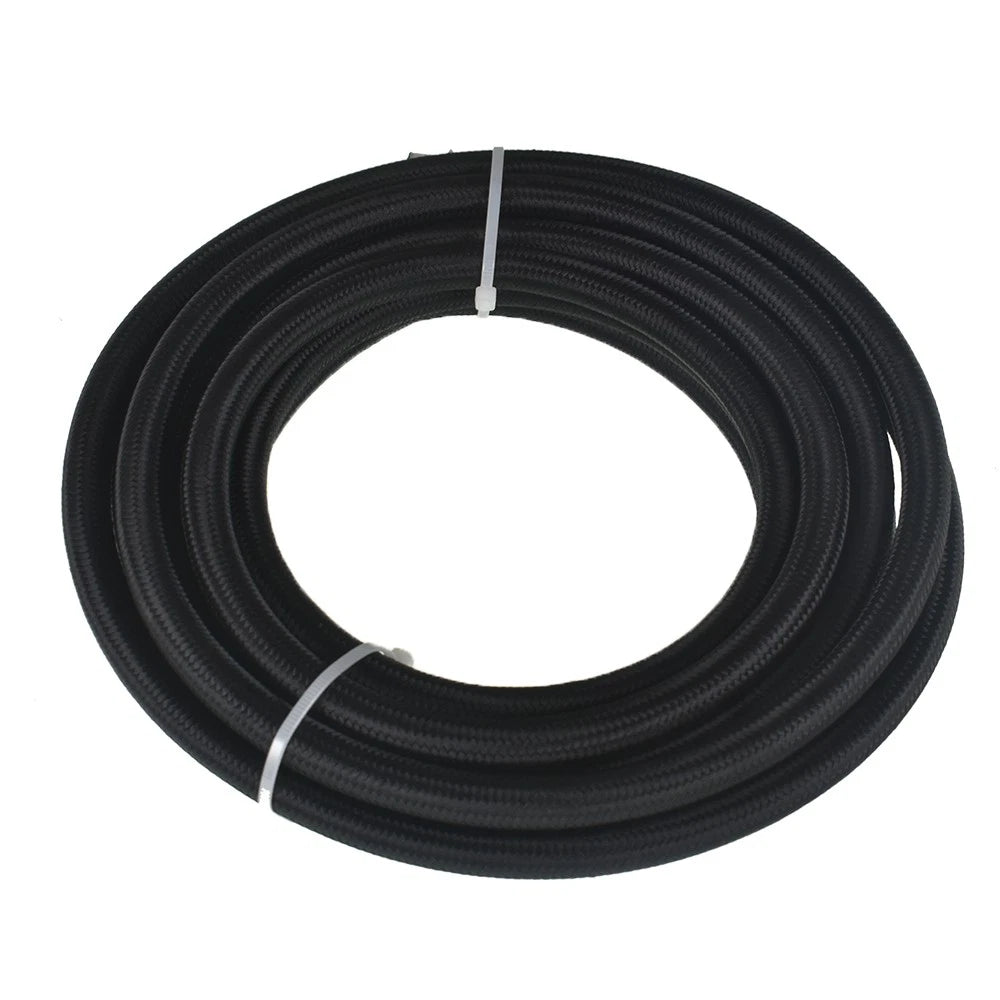 8AN Braided Oil Fuel Hose Line for Universal Applications (20 Feet)
