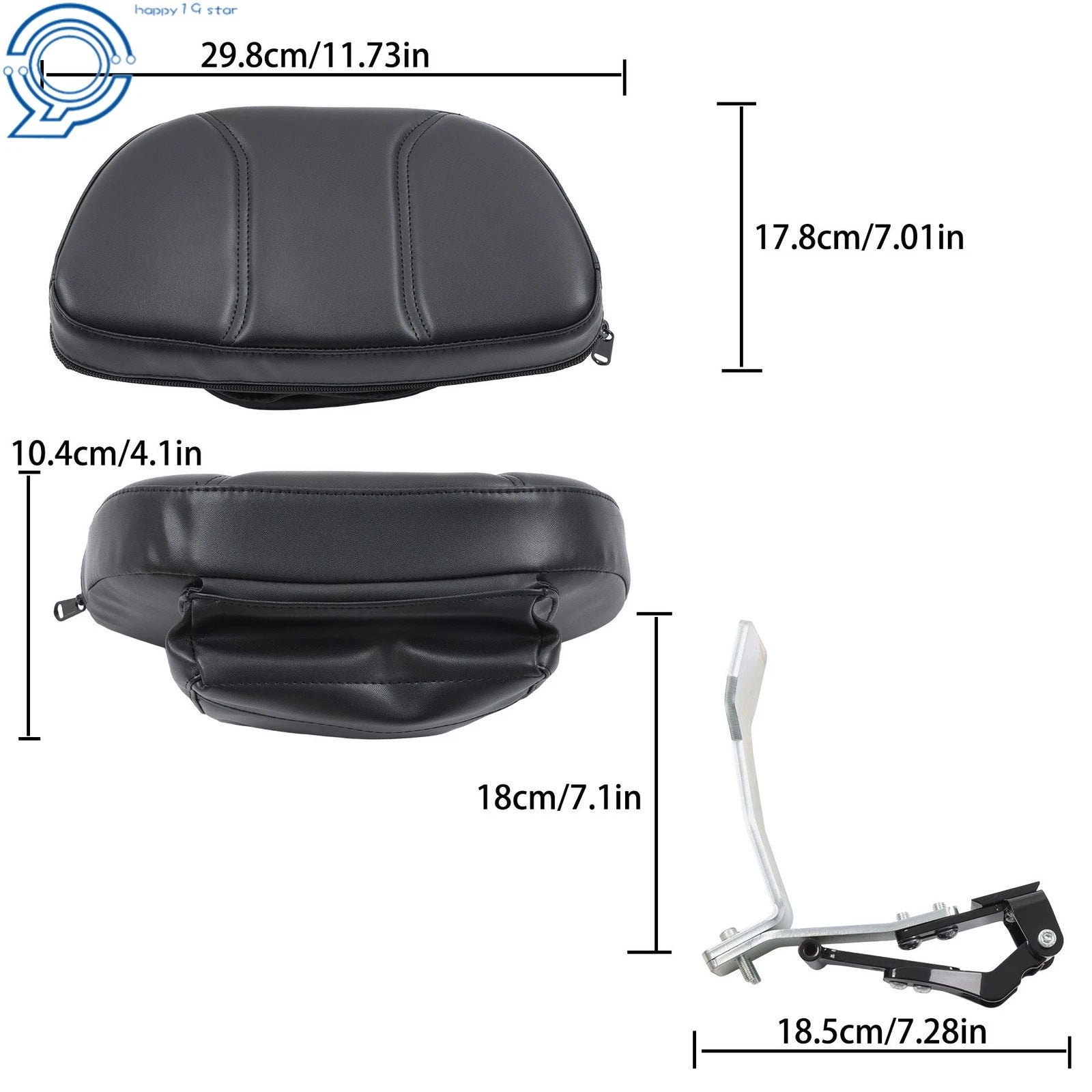 Removable Mount Driver Backrest for Can-Am Spyder RT (2010-2019)
