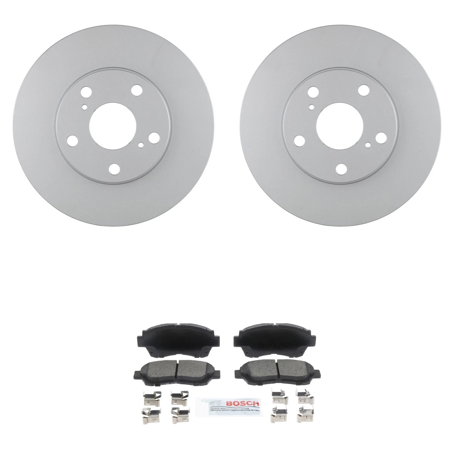 Front Quietcast Rotors & Blue Ceramic Disc Brake Pad Kit for Camry ES300 (1997–2001)