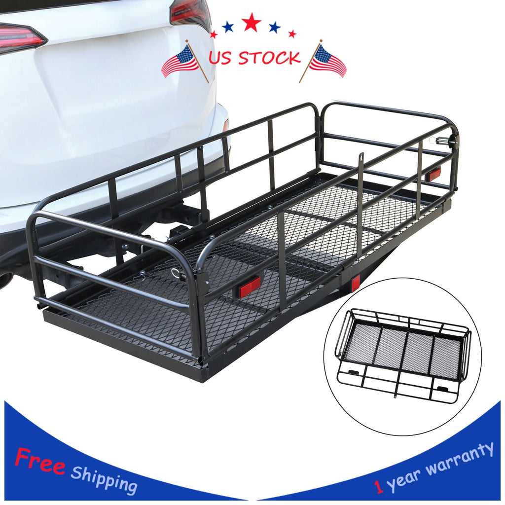 Folding Cargo Basket for Car SUV (500lbs Capacity)