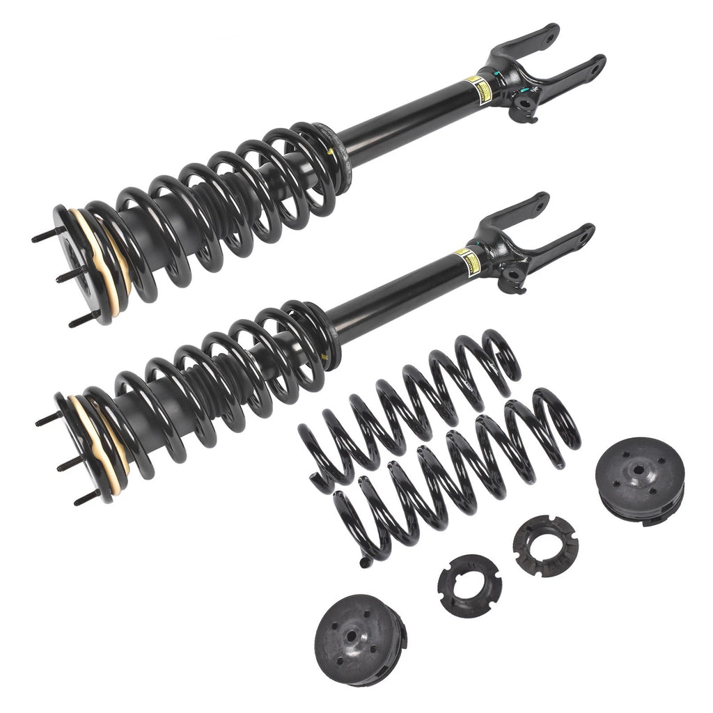 Front Shock Struts & Rear Coil Spring Lowering Kit for Mercedes W164 (2006–2011)