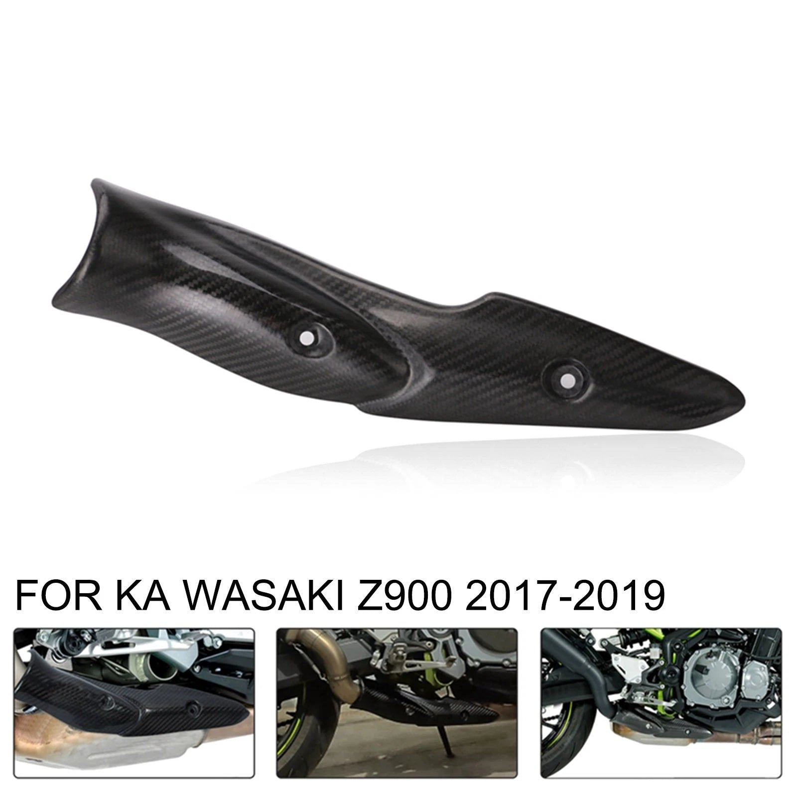 Pipe Heat Shield Cover for Kawasaki Z900 (2017–2019)