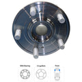 Wheel Hubs for Honda Pilot (2009–2015) Front Left & Right with Bearing AWD