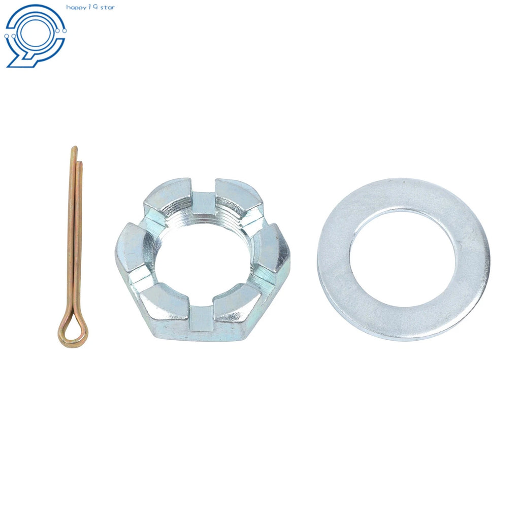 Spindle with Brake Flange & Trailer Bearing Kit for Weld-On Round (N/A)