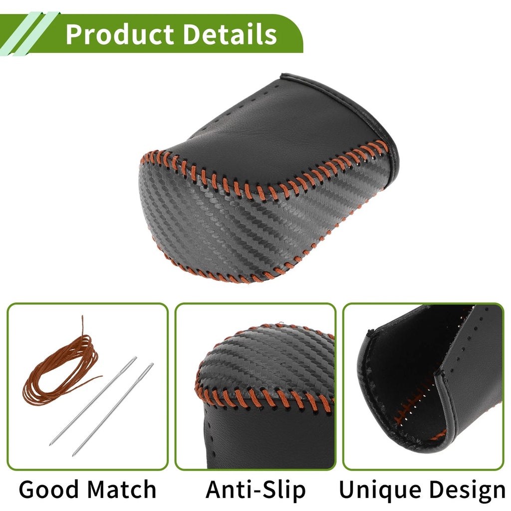 Gear Shift Knob Cover for Lexus NX300 (2014–2021) Black Carbon Fiber