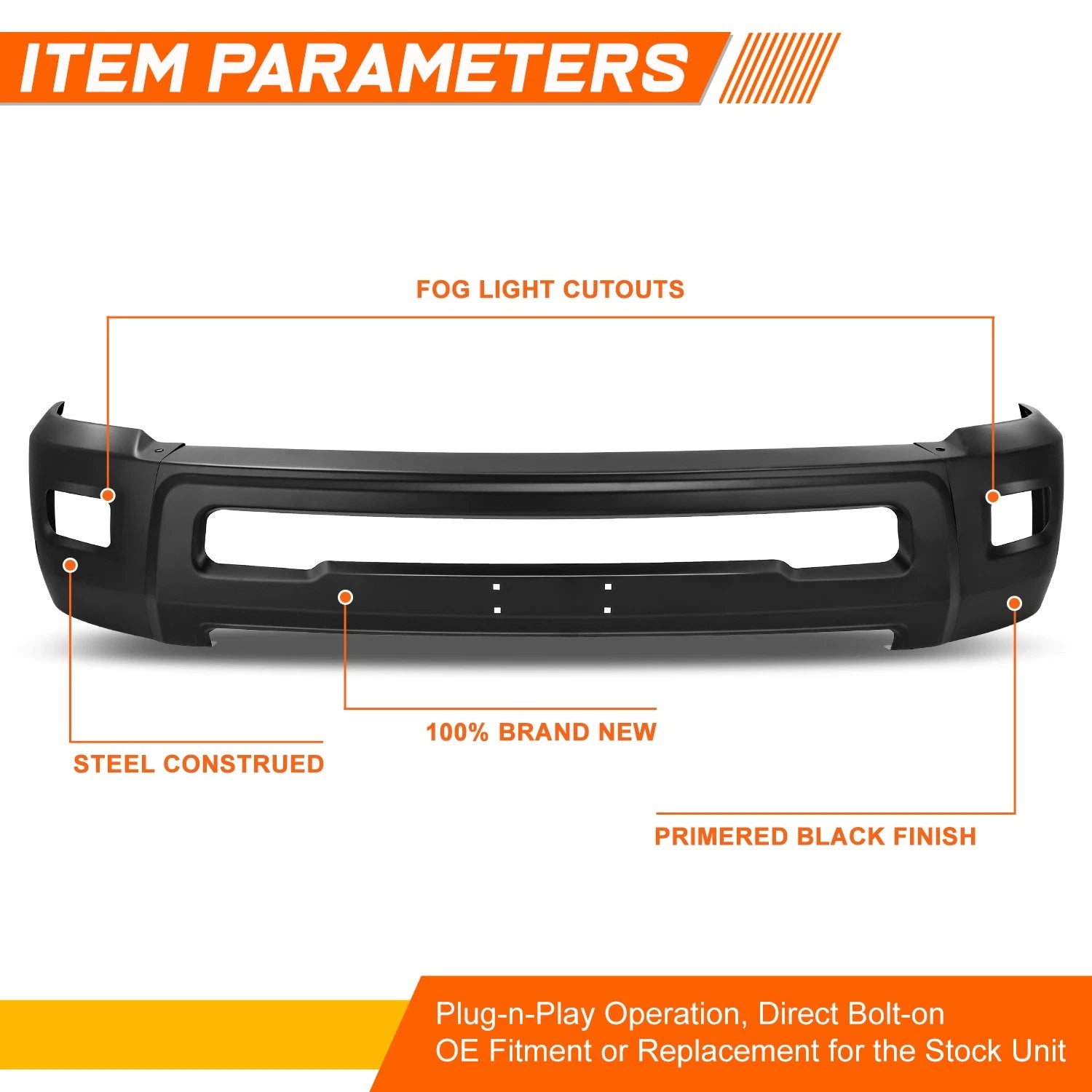 Rear Bumper Reinforcement Impact Bar for Chevrolet Impala/XTS/Lacrosse (2013–2020)