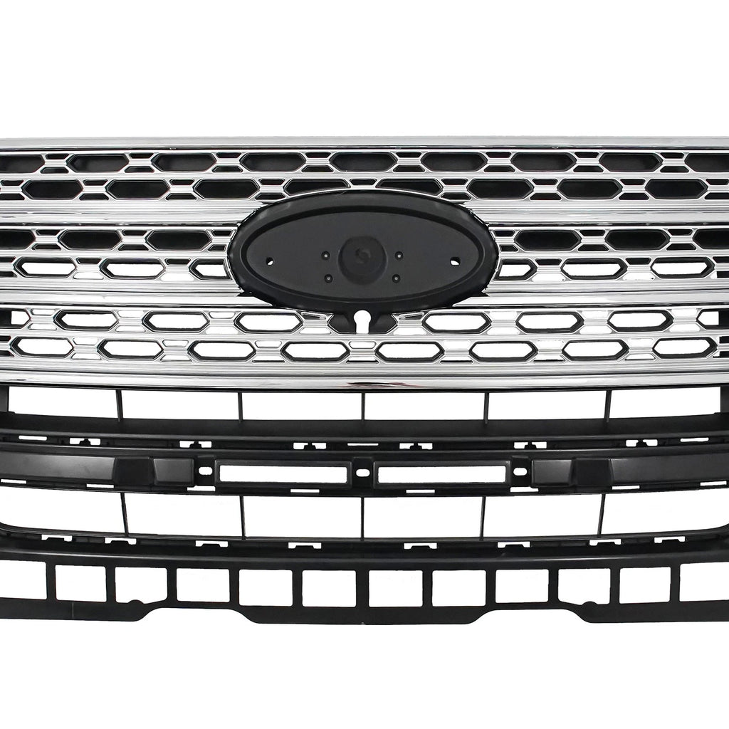 Chrome Upper Grille for Ford Explorer (2020–2022)