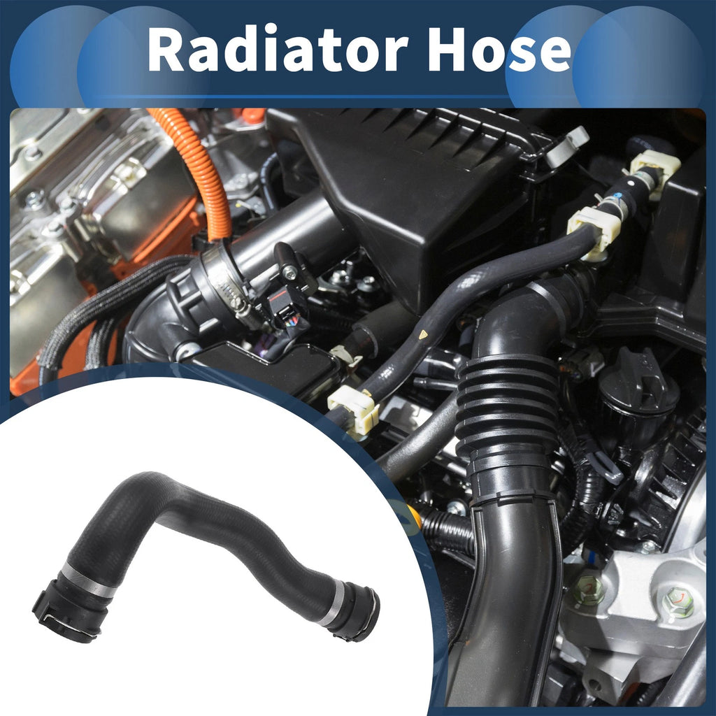 Radiator Hose for Audi A8 Quattro 3.0L (2012–2016) No. 4H0121101AB Black