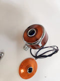 Front Turn Signal Chrome Blue Dot for Harley FXR Dyna Softail Sportster 1200 883