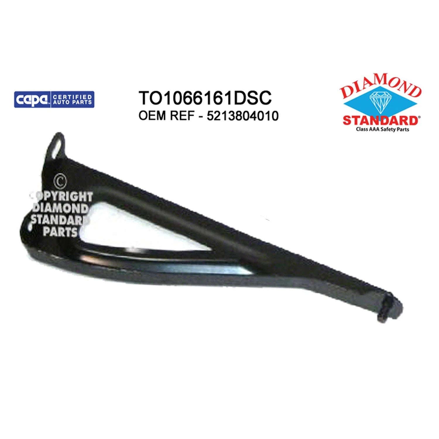 Replacement Steel Front Driver Side Bumper Impact Bar Bracket for Nissan