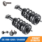 2Pcs Front Shocks Struts Assembly for Chevy Silverado Sierra (2007–2013)