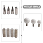 Set of 8 Dent Removal Rod Tips for Auto Repair Tools