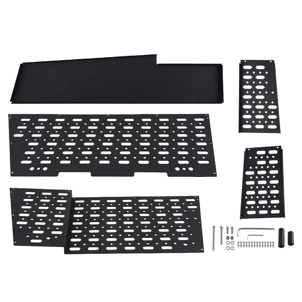 Aluminum Storage Holder for Toyota FJ Cruiser (2007–2021) - Rear Left, Black