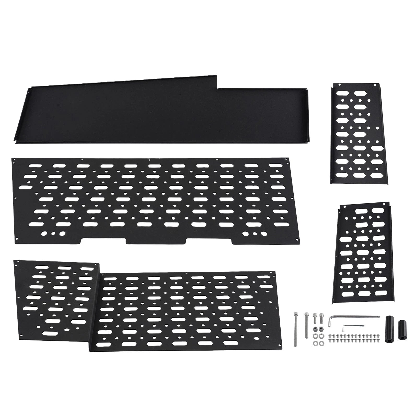 Aluminum Storage Holder for Toyota FJ Cruiser (2007–2021) - Rear Left, Black