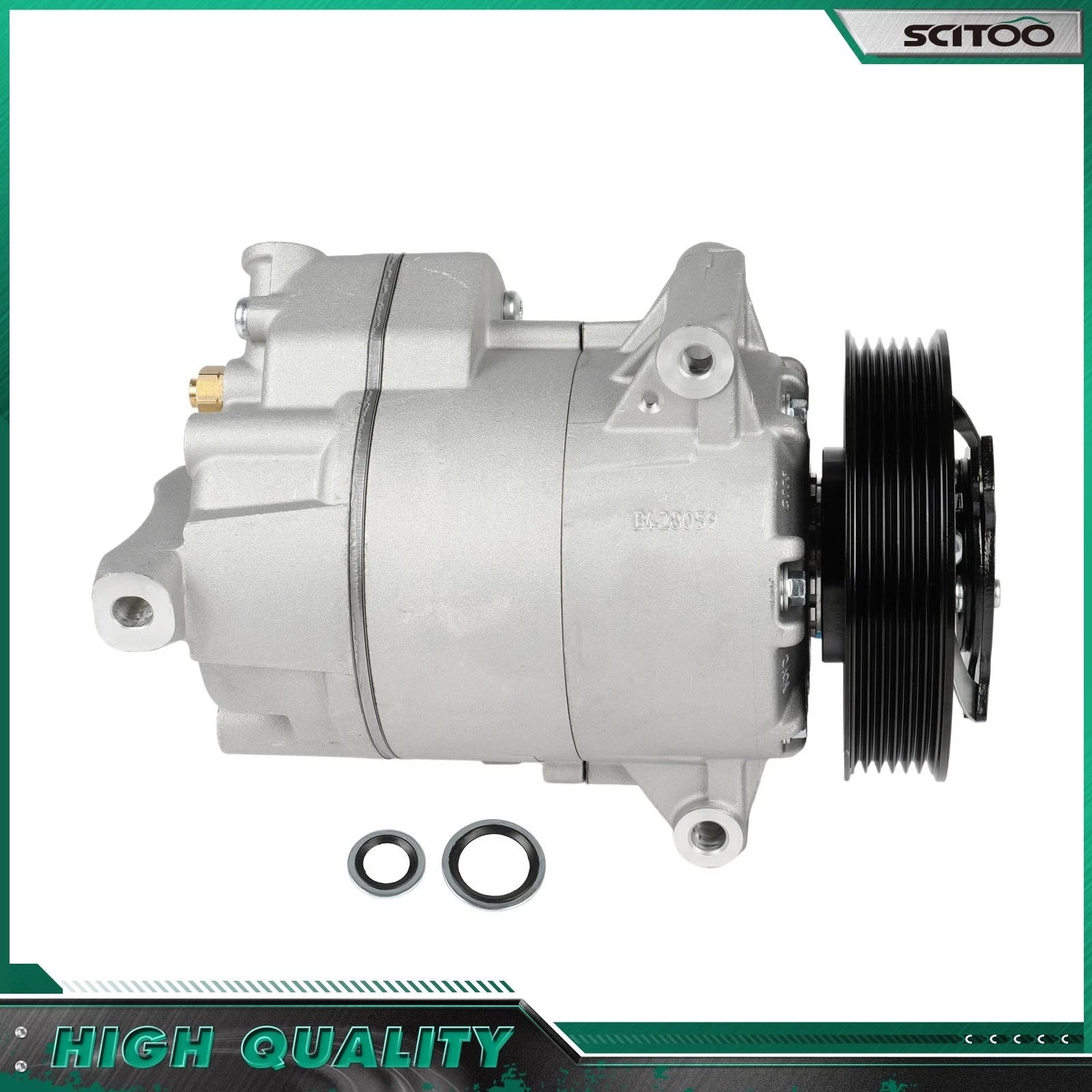A/C Compressor with Clutch for Chevrolet Cruze LS 1.8L (2010–2011) CO 22208LC