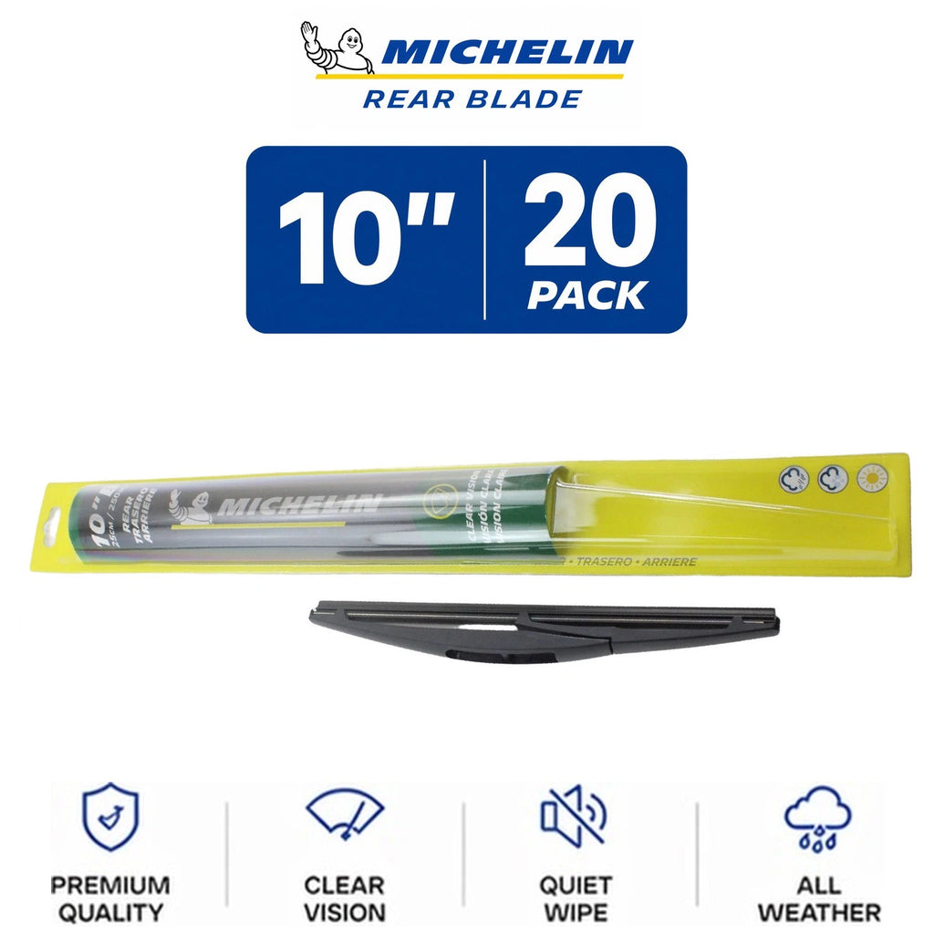 Set of 20 Michelin Rear Wiper Blades for Curved-Fit Vehicles
