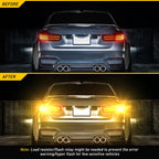 2X 7443 7440 Amber LED Front Turn Signal Light Bulbs for