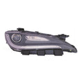 Replacement Chrome Passenger HID Headlight Assembly w/LED Daytime Running Lamp