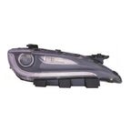 Replacement Chrome Passenger HID Headlight Assembly w/LED Daytime Running Lamp