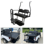 Rear Flip Seat Kit for Club Car DS (2000–2013) w/Grab Bar