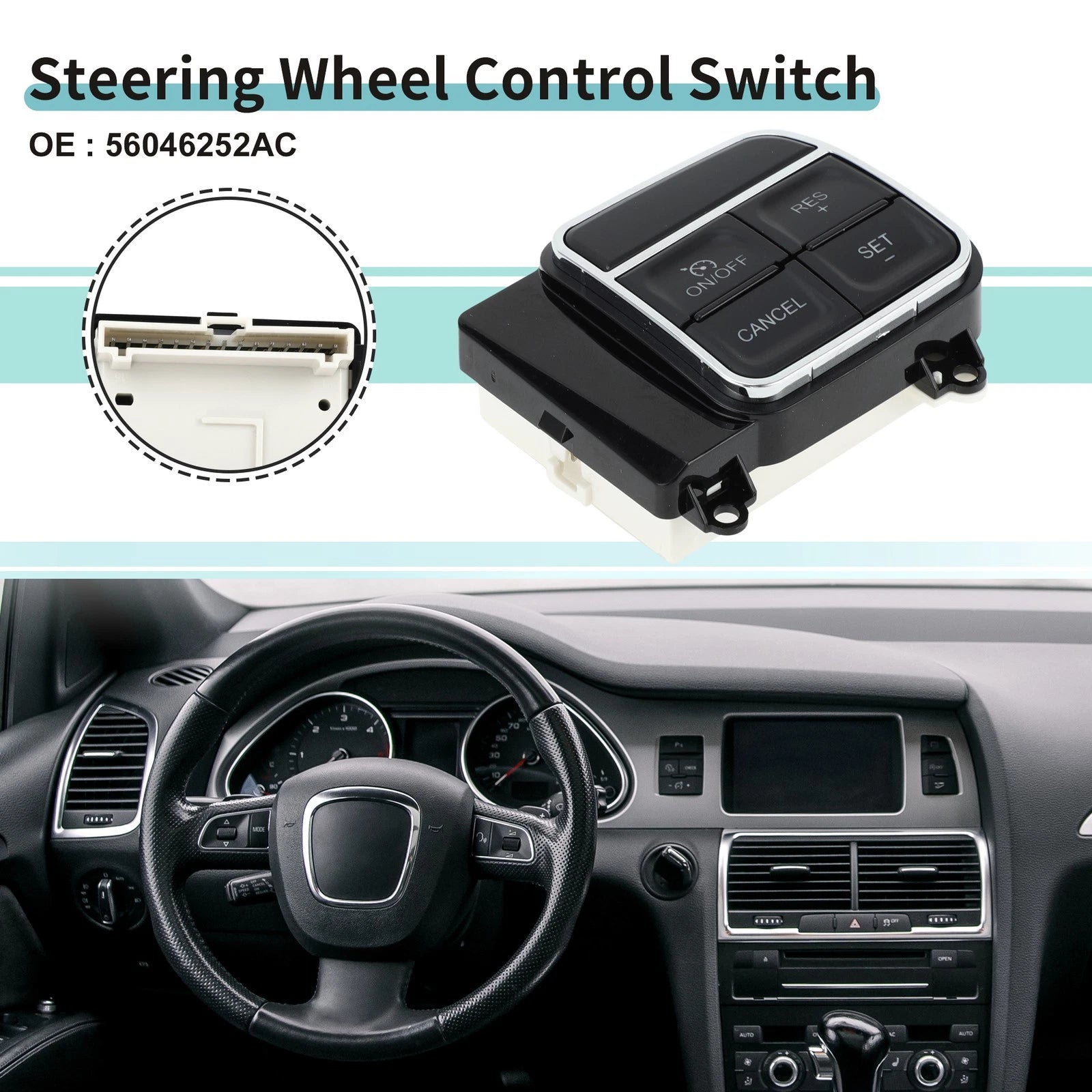 Cruise Control Switch for Dodge Charger, Durango (No. 56046252AC)