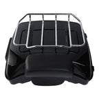 Chopped Trunk Backrest Rack Solo Mount for Harley Street Glide (2014-2025)
