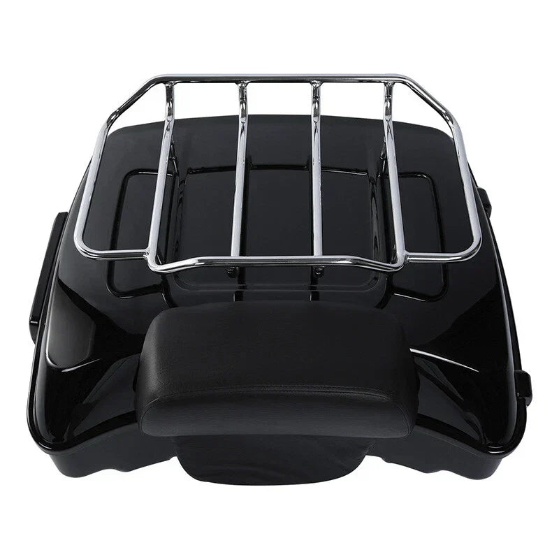 Chopped Trunk Backrest Rack Solo Mount for Harley Street Glide (2014-2025)