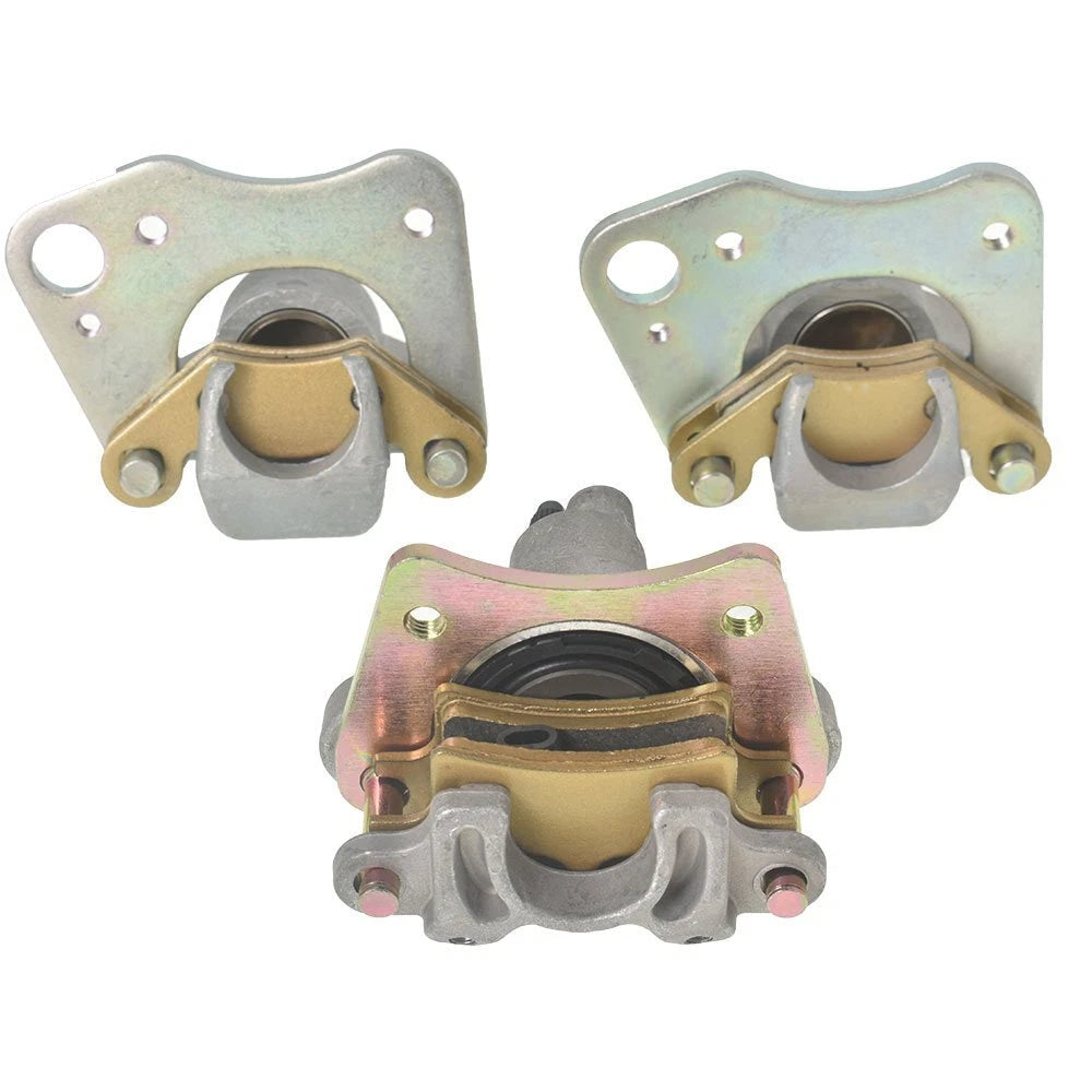 Set of 2 Front & Rear Brake Calipers with Pads for Polaris Sportsman 500 570 800 (2008–2014)