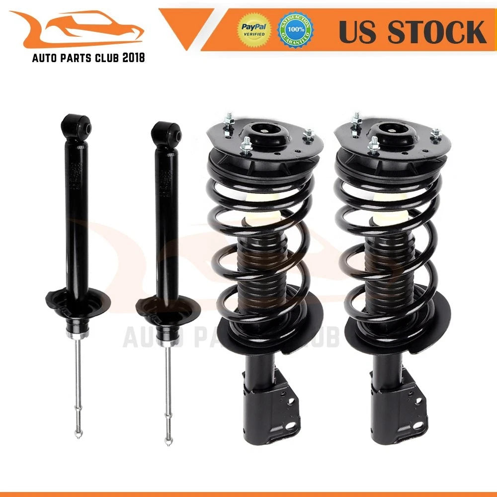 Set of 2 Quick Complete Struts Springs & Mounts & 2 Shocks for Pontiac Sunfire (1999–2005)