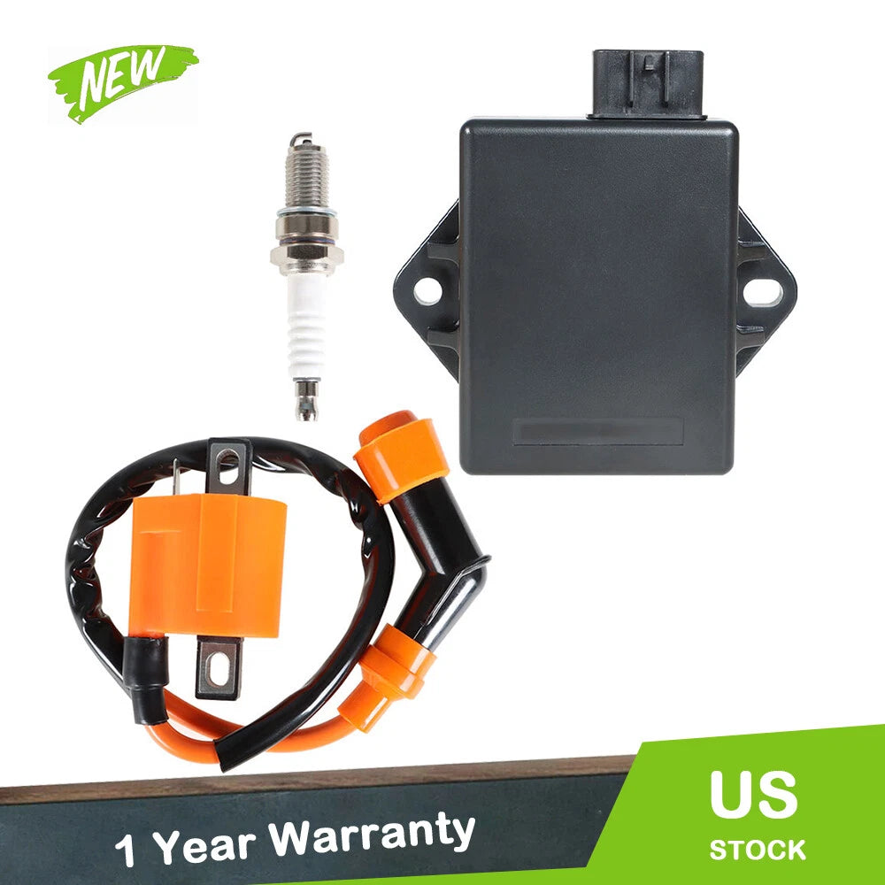 Ignition Coil Spark Plug CDI for Polaris Trail Boss 325 (2000–2002)