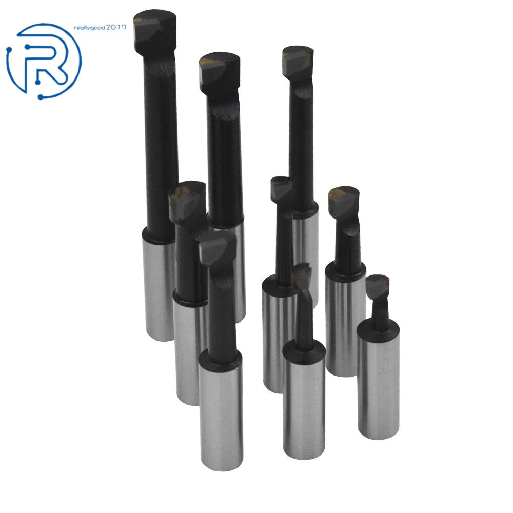 9 Piece Boring Bar Set for Lathe Tool (1/2" Shank)