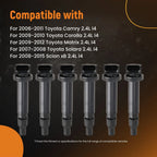 6 Ignition Coils for Toyota Tundra 4.0L V6 (2005–2011)