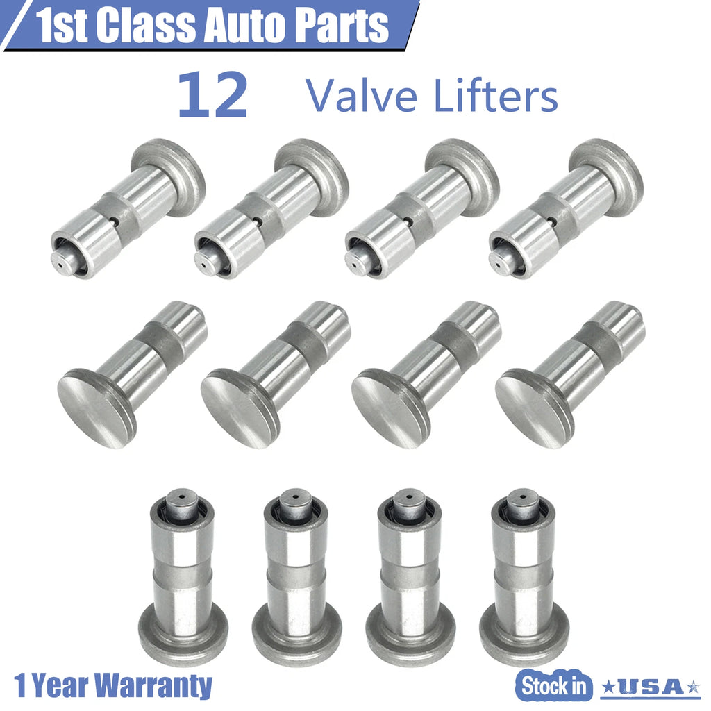 12PCS Valve Lifters Set for Nissan Frontier Xterra INFINITI QX4 (1998–2004)