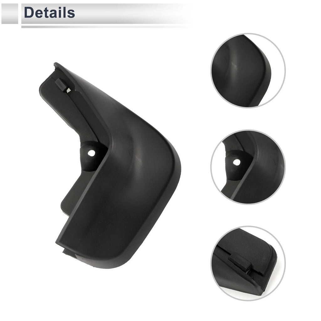 Set of 2 Mud Flaps Splash Guards for Audi A6 (2006–2010)