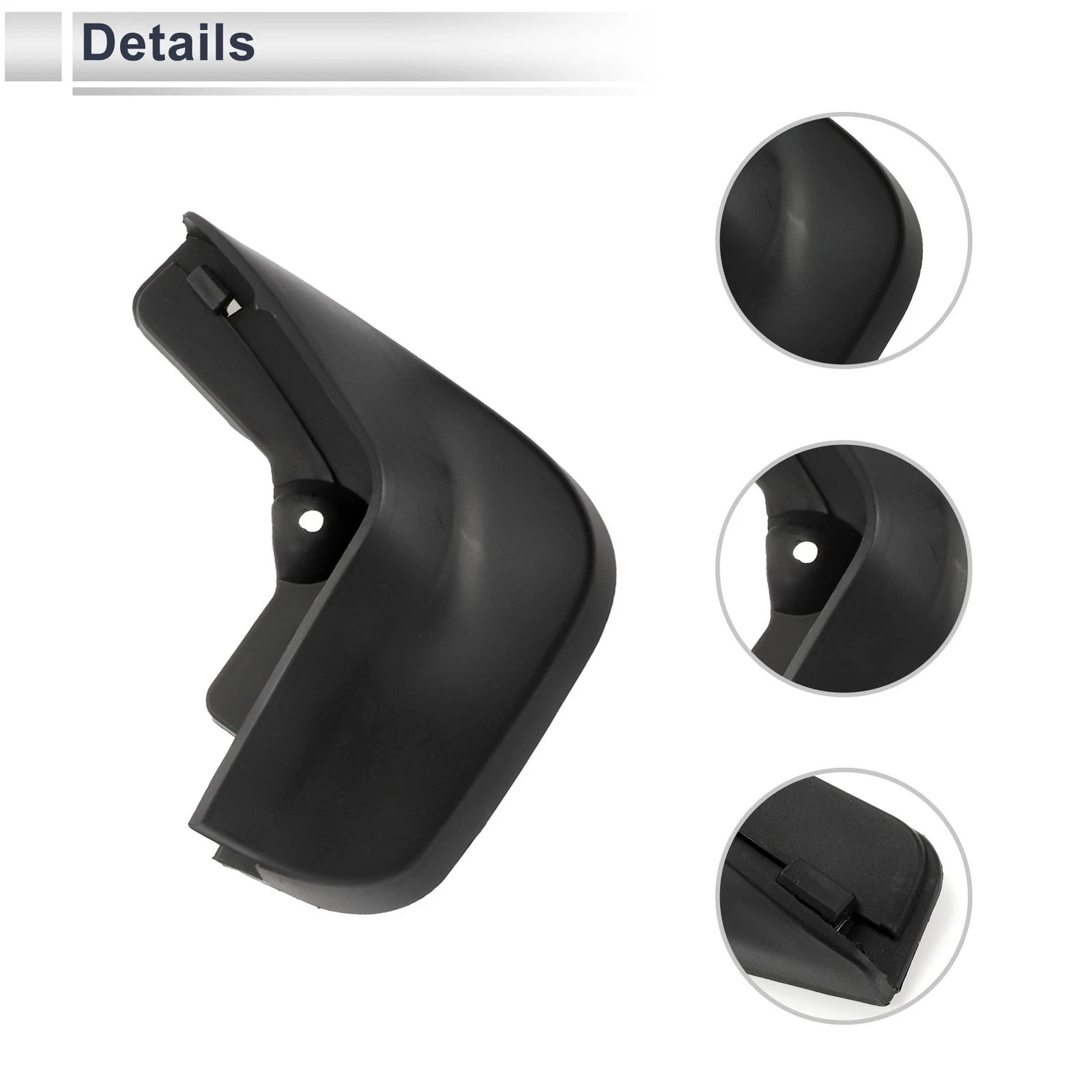 Set of 2 Mud Flaps Splash Guards for Audi A6 (2006–2010)