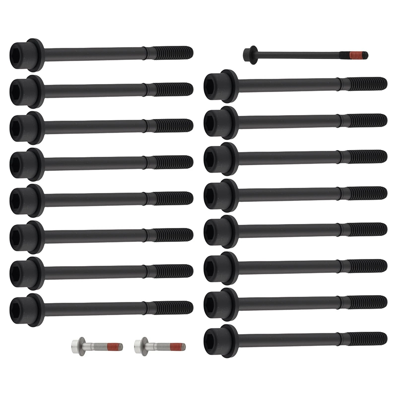 Head Bolt Set for Chevy Buick Isuzu 2.8L 3.5L 2002–2010