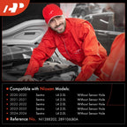 Windshield Washer Reservoir with Cap & Pump for Nissan Sentra