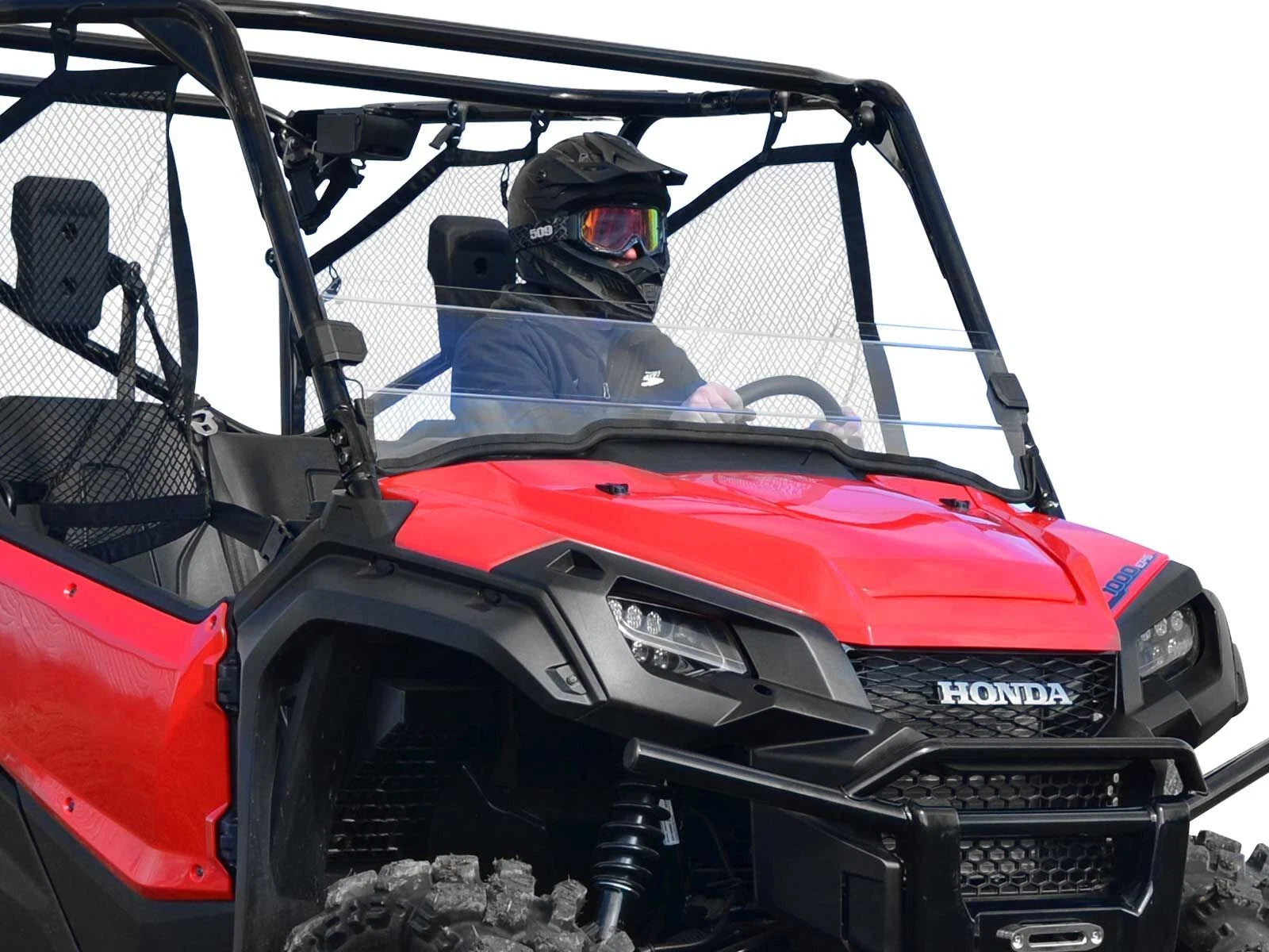 Clear Scratch Resistant Half Windshield for Honda Pioneer 1000 (2016–2023)