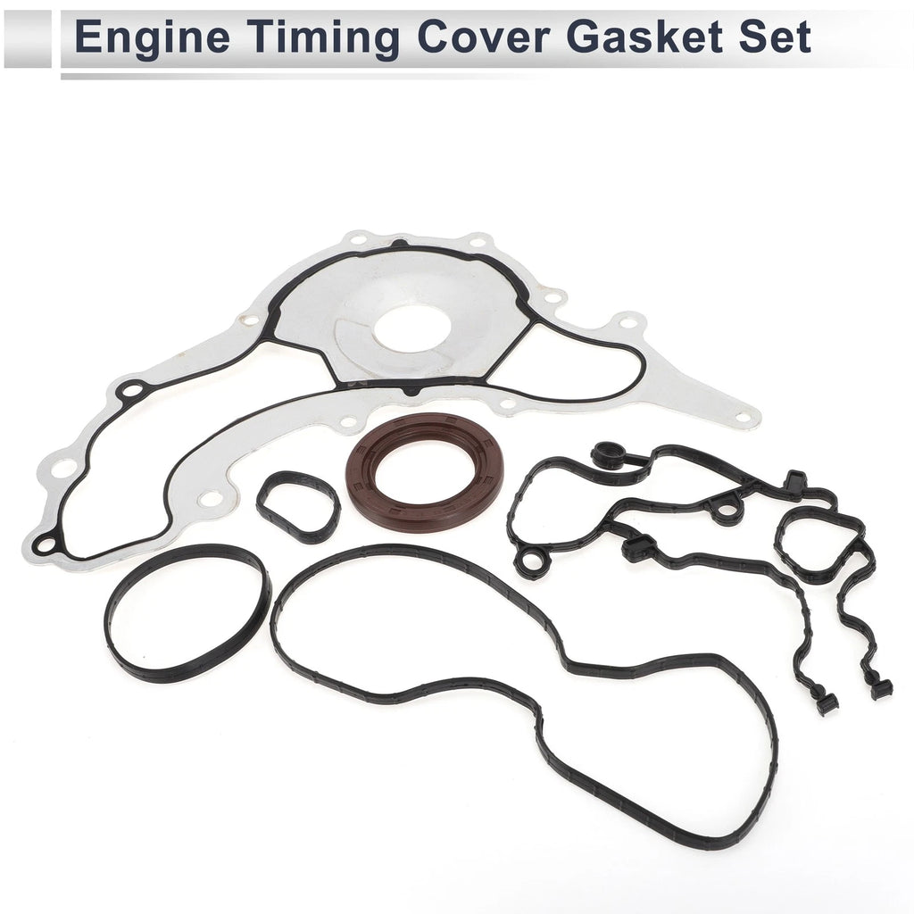 Set of 2 Engine Timing Cover Gasket TCS46162 for Jeep Wrangler (2012–2016)