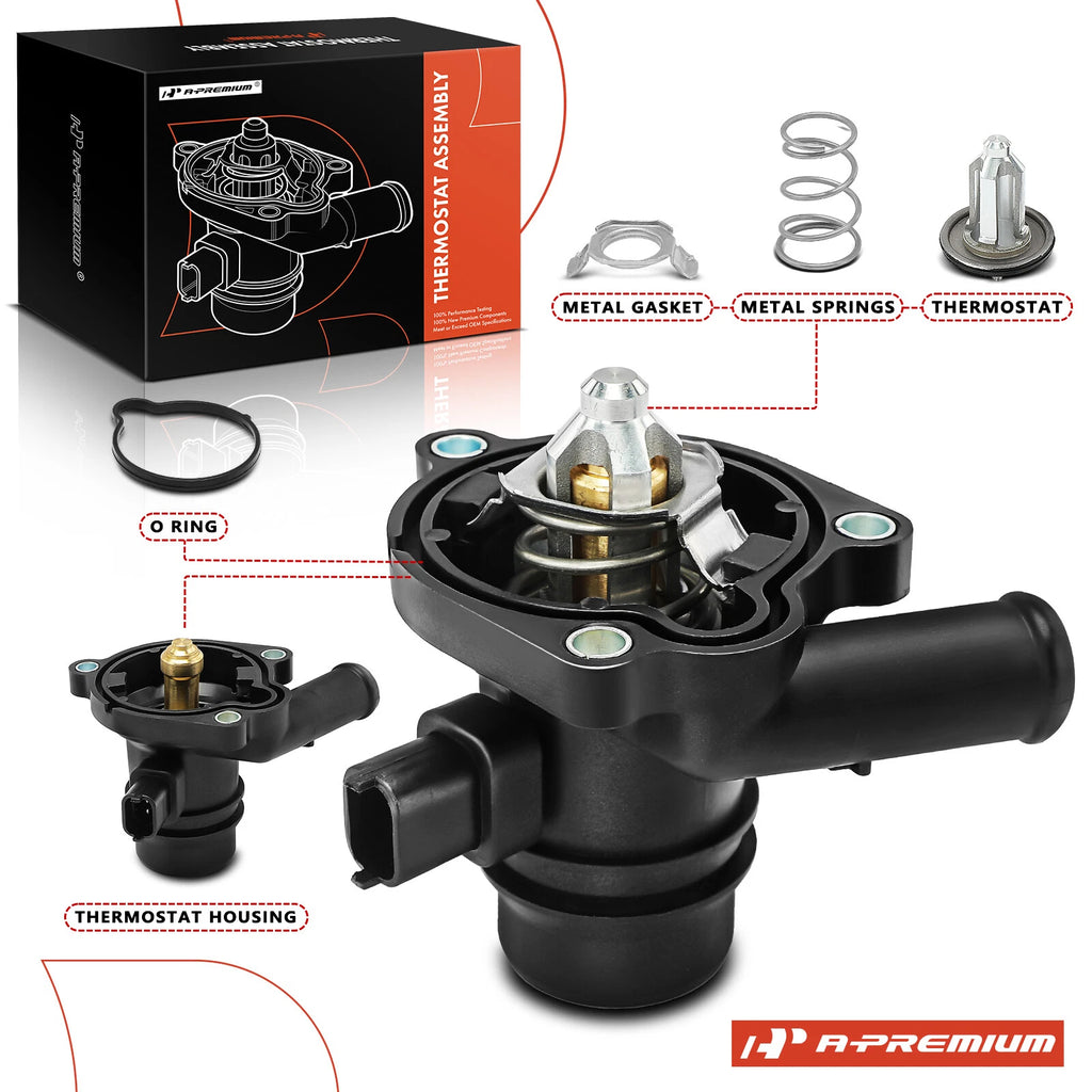 Engine Coolant Thermostat Housing for Chevy Cruze (2011–2015) Buick Encore (2013–2015)