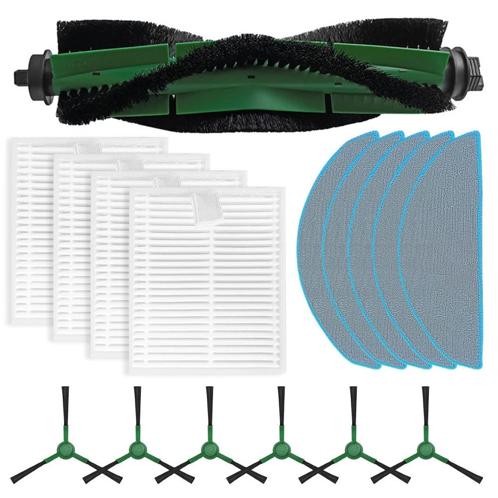 Replacement Main Brush Filter & Side Brush Set for Roomba Robot Vacuum